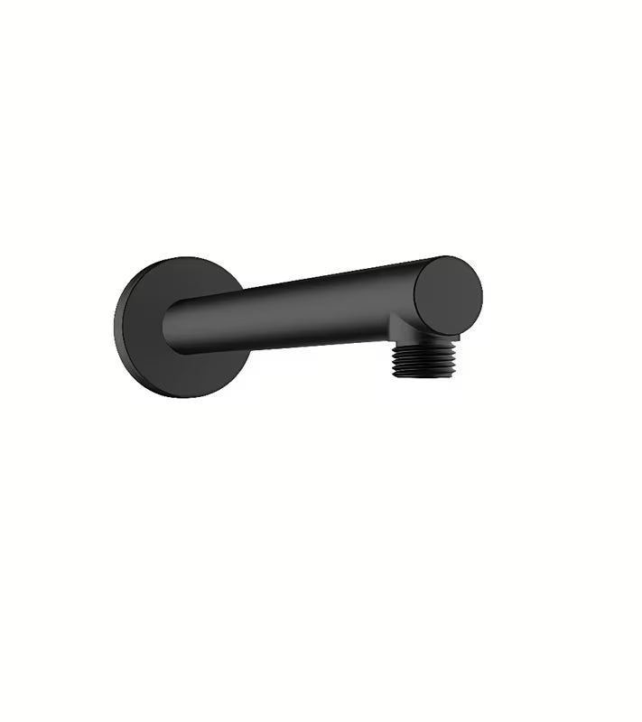 Ścienne ramię prysznicowe Hansgrohe Vernis Blend 240 mm w czarnym macie z okrągłą rozetą