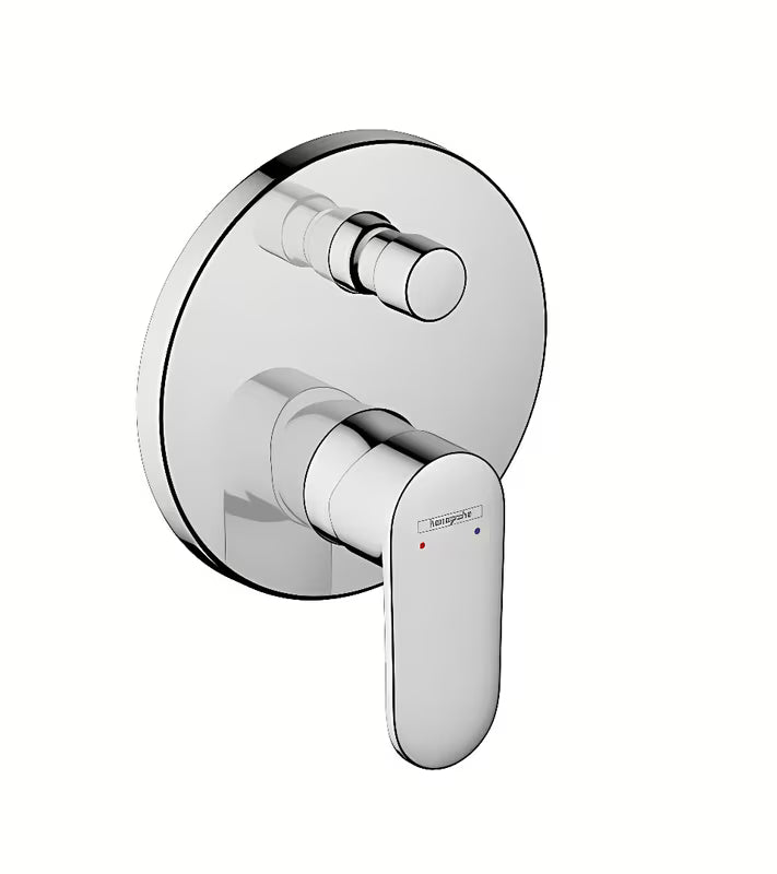 Hansgrohe Vernis Blend podtynkowa bateria wannowa w wykończeniu chrom z dźwignią