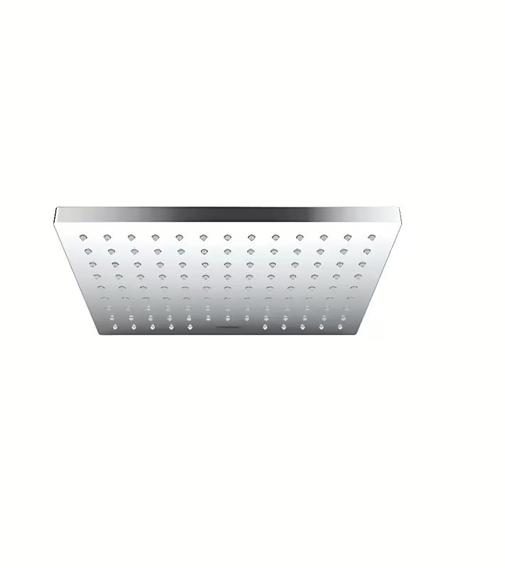 Chromowana deszczownica hansgrohe Vernis Shape 230 Green z prostokątną głowicą 230 x 170 mm