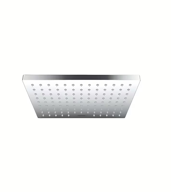 Chromowana deszczownica hansgrohe Vernis Shape 230 EcoSmart z prostokątną głowicą prysznicową