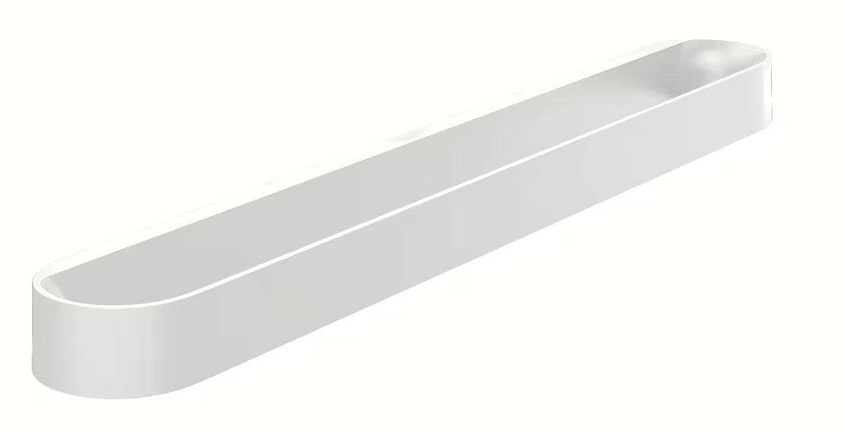 Hansgrohe wallstoris uchwyt na ręczniki w matowej bieli pro montaż na klej lub śruby.