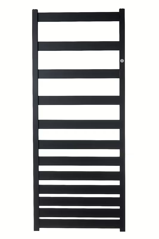 Kombinowany grzejnik łazienkowy grzejnik łazienkowy Hopa Belti 60x120,3 cm w kolorze czarny mat