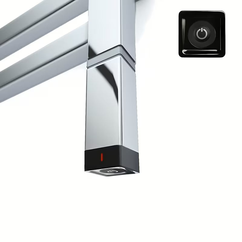 Grzałka elektryczna Do Grzejnika House Level One w błyszczącym chromowanym wykończeniu o mocy 400 W.