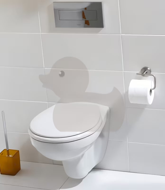 Białe miska WC wisząca Ideal Standard Eurovit z głębokim spłukiwaniem i technologią BoxRim