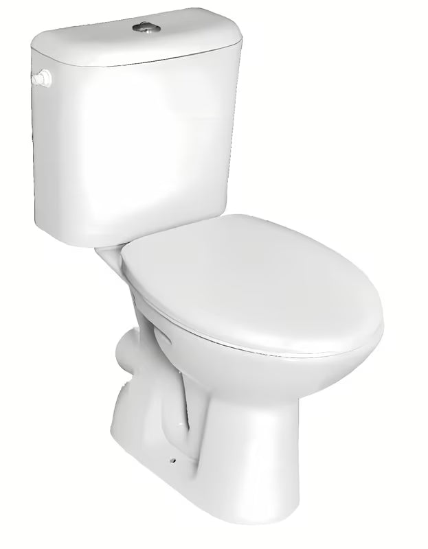 Białe KOMPAKT wc z deską Jika Neo