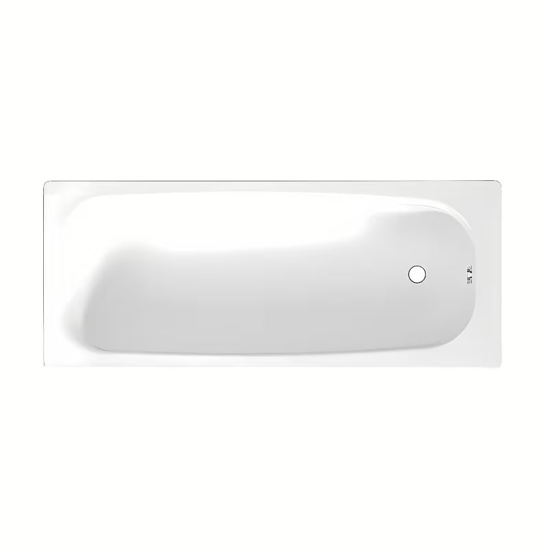 Biała wanna prostokątna Jika Tanza 150x70 cm ze stali emaliowanej