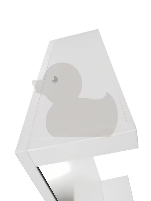Prostokątne LUSTRO led Keramia Pro 50x80 cm z białą ramą, montaż pionowy, stopień ochrony IP44.