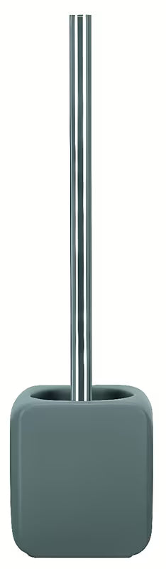 Wolnostojący SZCZOTKA do Wc Kleine Wolke Cubic w kolorze antracytowym, o nowoczesnym designie