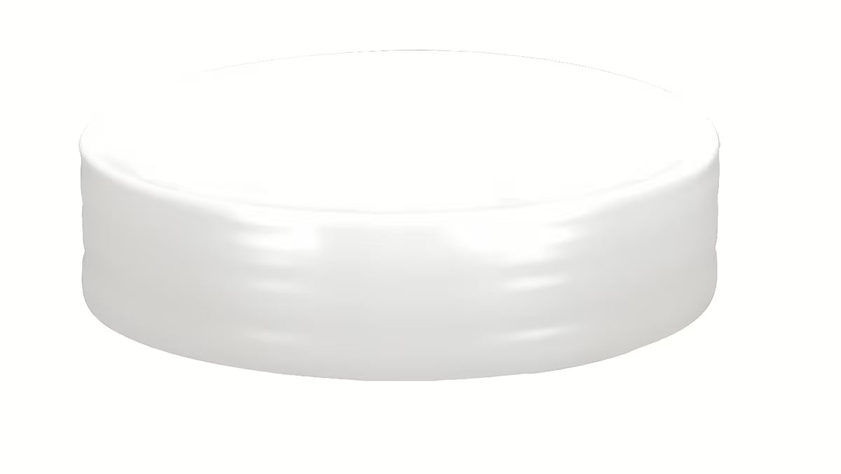 Biała ceramiczna wolnostojący mydelniczka Kleine Wolke Sahara o prostym, eleganckim wzornictwie