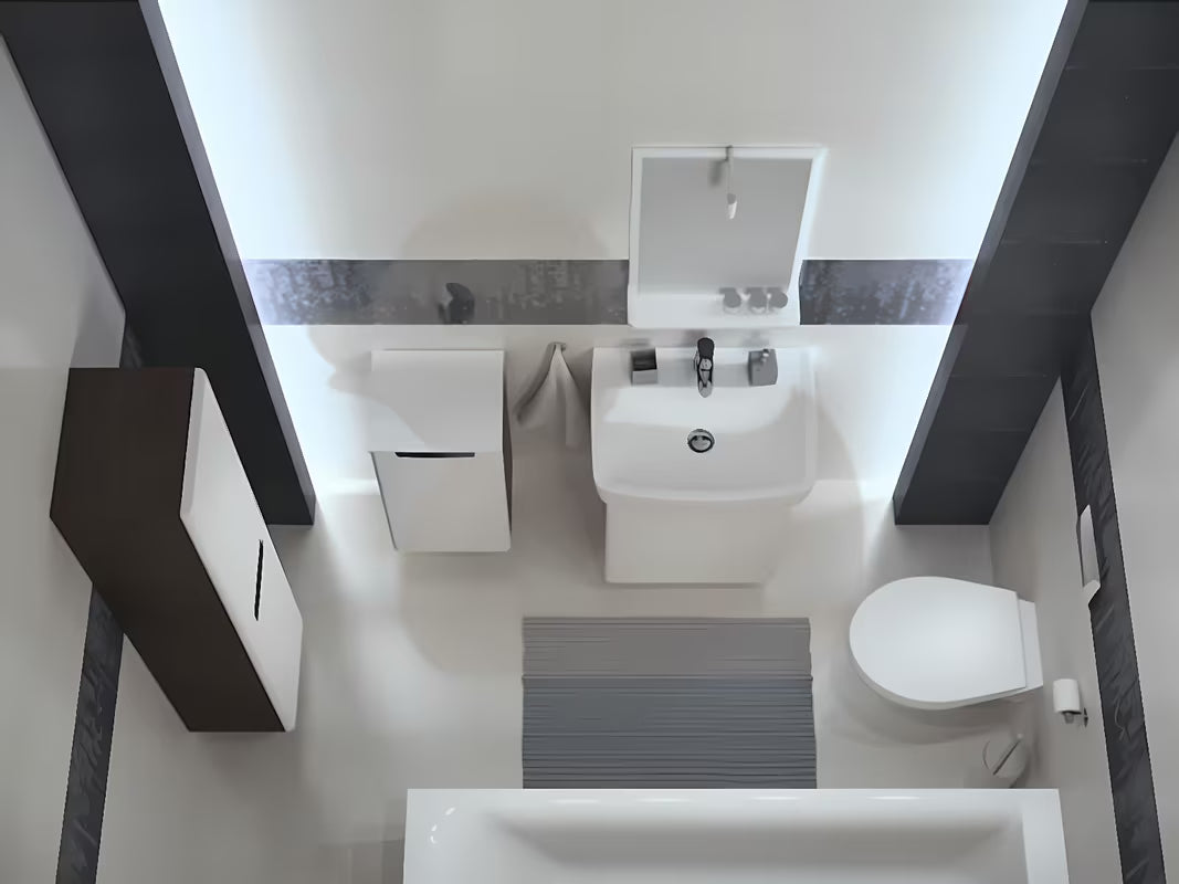 Biała meblowe ceramiczna umywalka Kolo Rekord 60 x 45 cm z otworem na baterię pośrodku