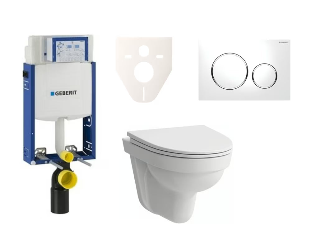 Zestaw WC podtynkowy Laufen Pro Nordic z modułem do zabudowy Geberit oraz deską duroplastową z soft Close