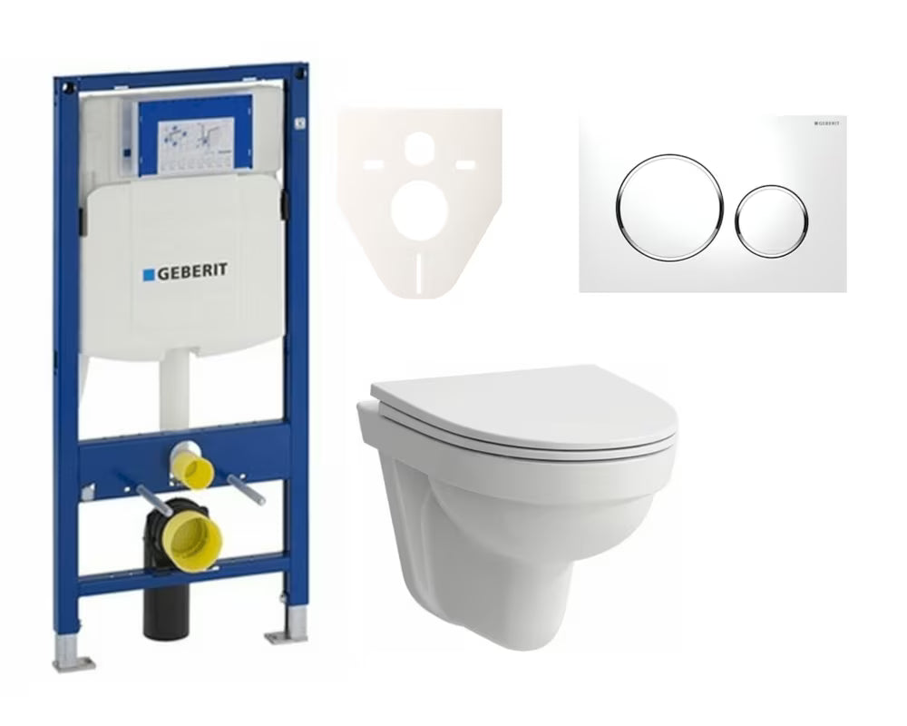 Zestaw WC podtynkowy Laufen Pro Nordic z modułem instalacyjnym Geberit Duofix pro do zabudowy lekkiej