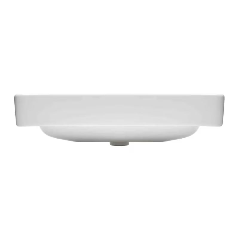 Wiszące ceramiczna umywalka Laufen Pro S biała z otworem na pro baterię pośrodku, 65x46,5 cm.