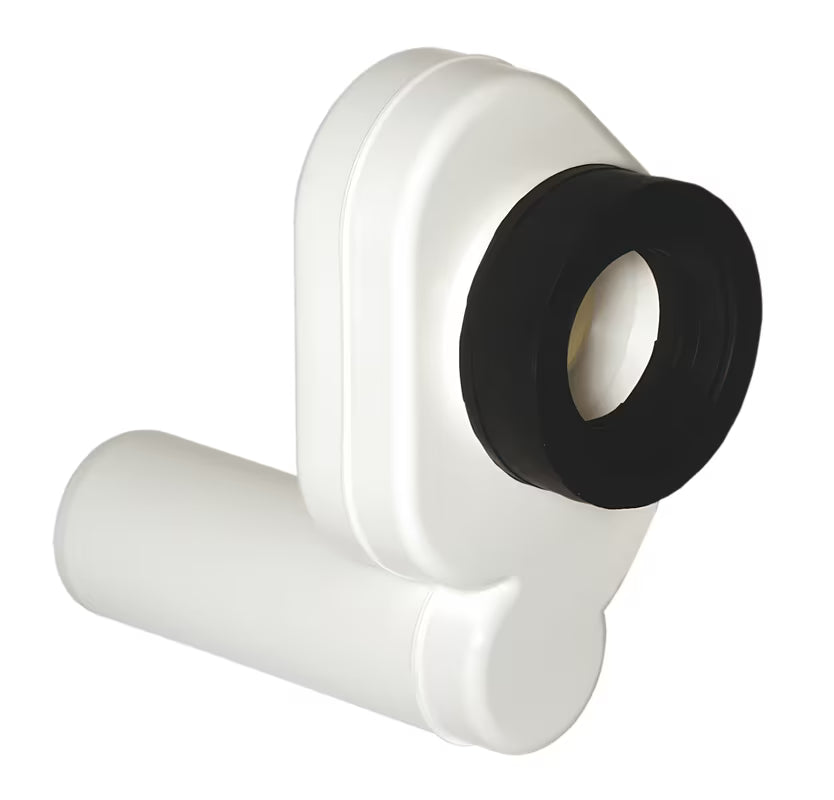 Praktyczny poziomy syfon do pisuaru Golem Multi w wersji DN50.