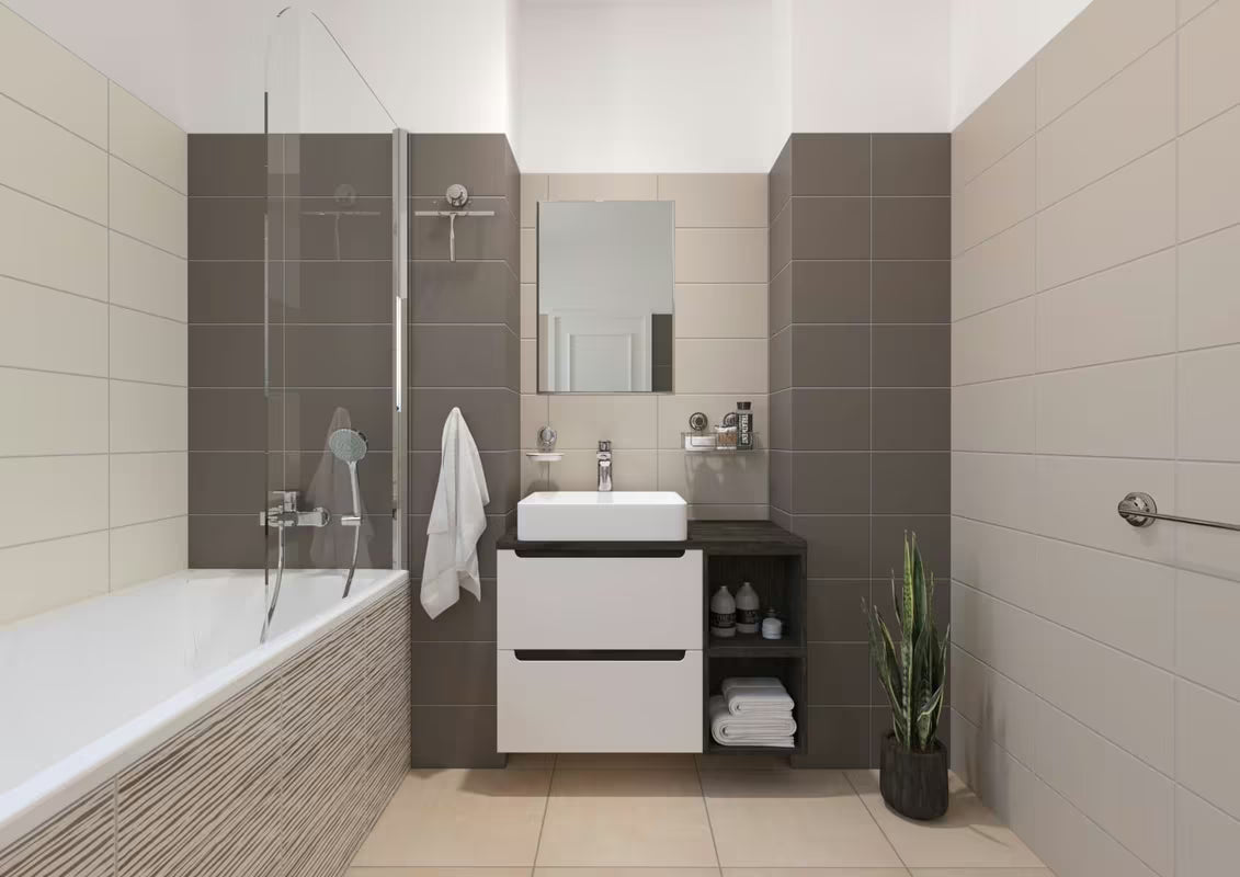 Ścienna półka Multi Ecoloc w wykończeniu chrom z przyssawką pro montaż bez wiercenia