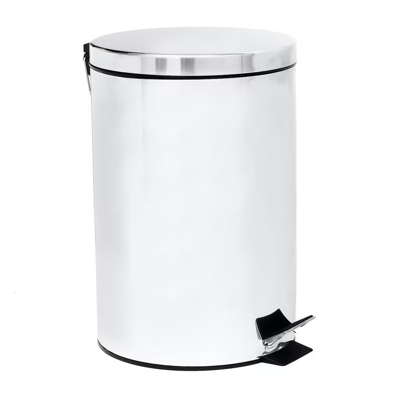 Chromowany kosz na śmieci Multi z technologią soft Close i wyjmowanym pojemnikiem, pojemność 20 l.