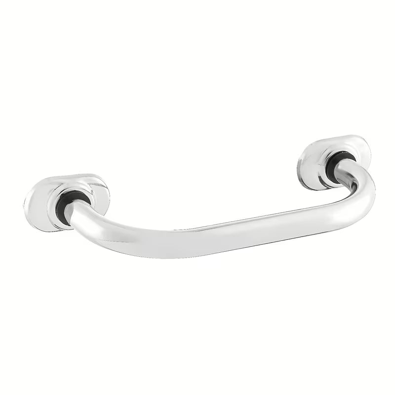 Chromowany ścienny uchwyt Multi do łazienki pro dla bezpieczniejszego poruszania się i łatwiejszego wstawania.