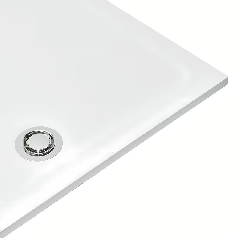 Multi syfon do brodzika w wykończeniu chrom z designerską osłoną