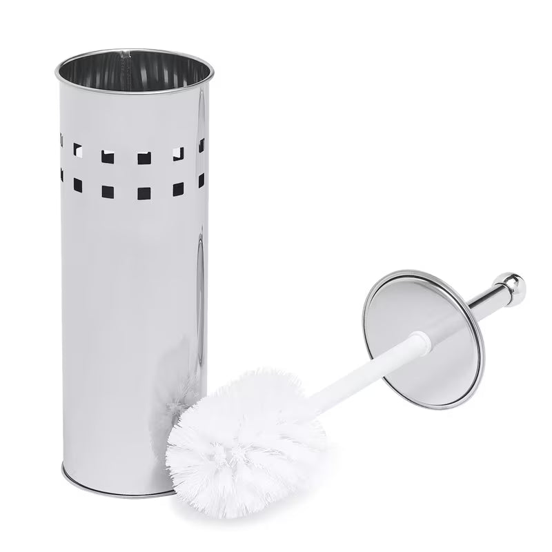Wolnostojący SZCZOTKA do Wc Multi Chrome o eleganckim, zaokrąglonym wzornictwie do łazienki.
