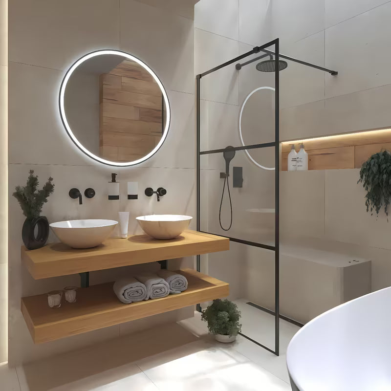 Blat łazienkowy Naturel Dolce w dekorze dąb miodowy z matową powierzchnią laminowaną