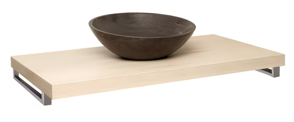 Blat łazienkowy Naturel Dolce w dekorze akacja pro pod umywalkę nablatową