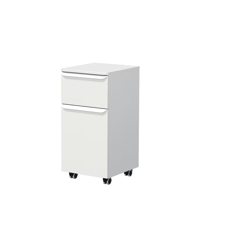 Niska szafka łazienkowa Naturel Pavia w kolorze biały mat z gniazdkiem z prawymi drzwiczkami