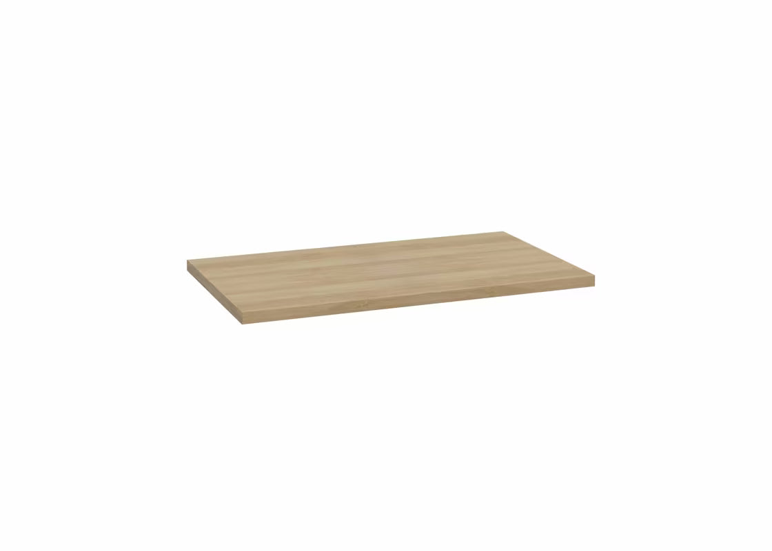 Blat maskujący Naturel Stilla z laminatu w dekorze buk truflowy pro meble łazienkowe