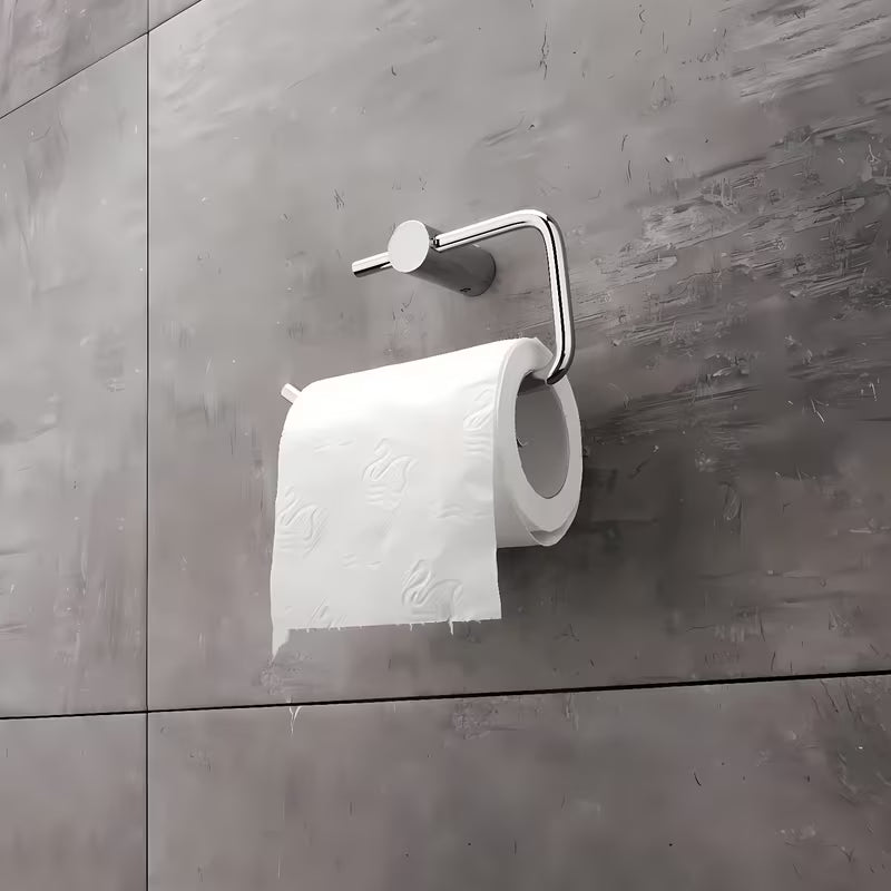 Chromowany uchwyt na papier toaletowy bez osłony Nimco Bormo