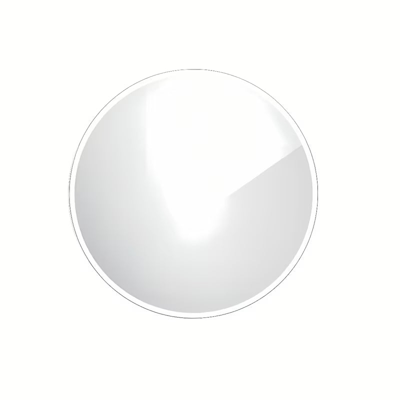 Okrągłe łazienkowe lustro LED Nimco z podświetleniem obwodowym, średnica 80 cm.