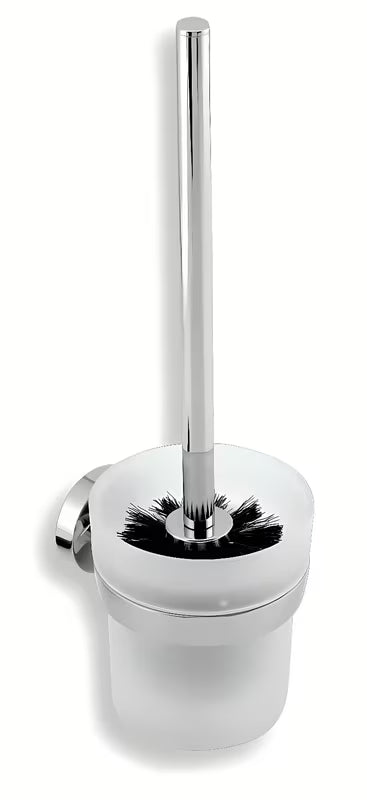 SZCZOTKA do Wc Novaservis Metalia 11 w wykończeniu czarny/chrom, pro, montaż wiercony.