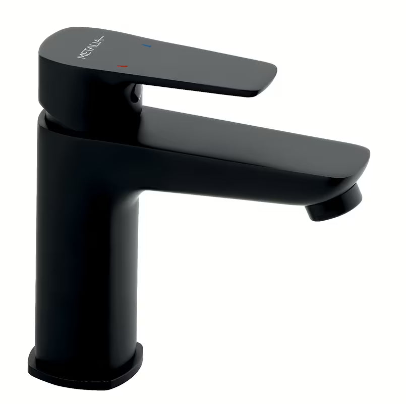 Novaservis Metalia 58 jednouchwytowa stojąca bateria umywalkowa w kolorze czarnym z matowym wykończeniem