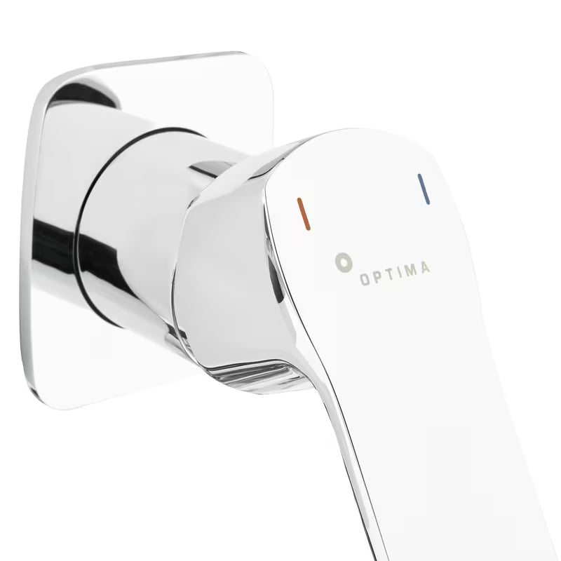 Optima Cube Way podtynkowa bateria umywalkowa w wykończeniu chrom z elastycznym perlatorem