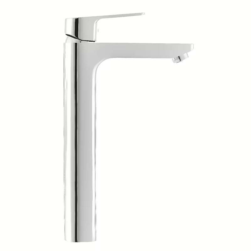 Optima Cube Way wysoka bateria umywalkowa w wykończeniu chrom z dźwignią