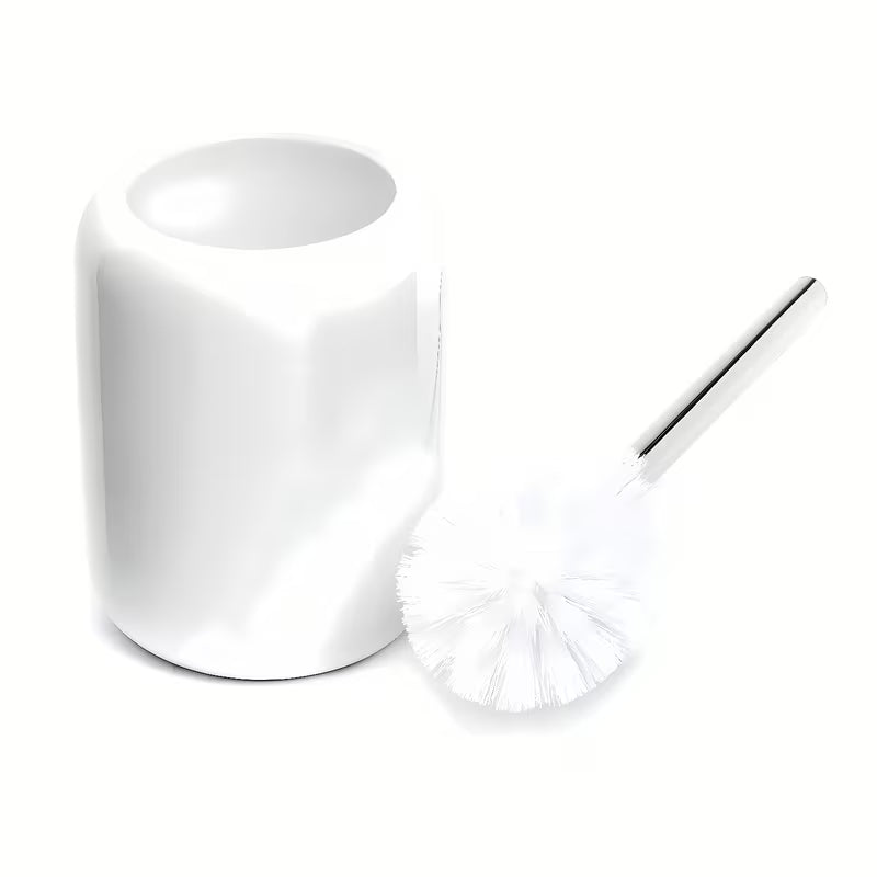 Biała ceramiczna SZCZOTKA do Wc Optima Daira o prostym, ponadczasowym wzornictwie