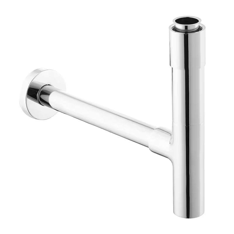 Designowy syfon umywalkowy Optima Chrome w wykończeniu chrome pro, średnica 32 mm