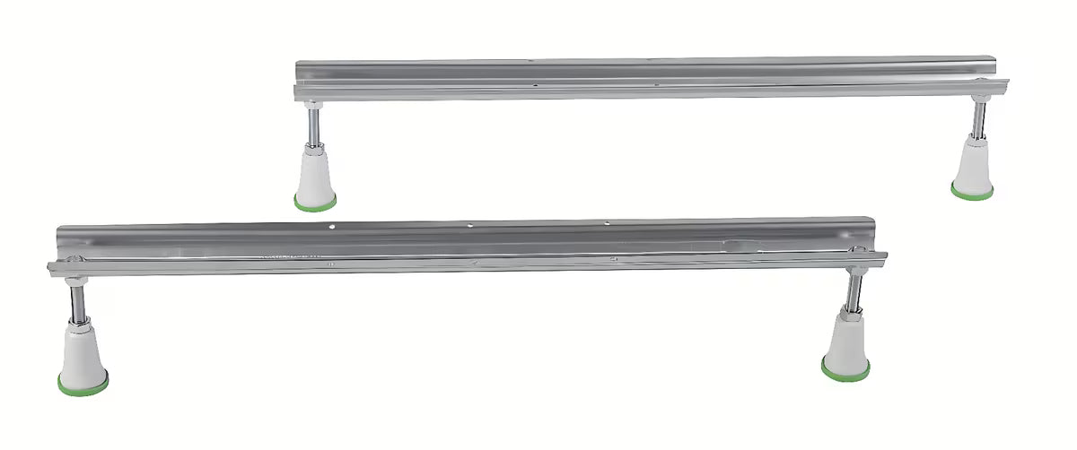 Stelaż do wanny Polysan jako podstawa pro wanny akrylowej z regulacją wysokości od 145 mm do 185 mm.