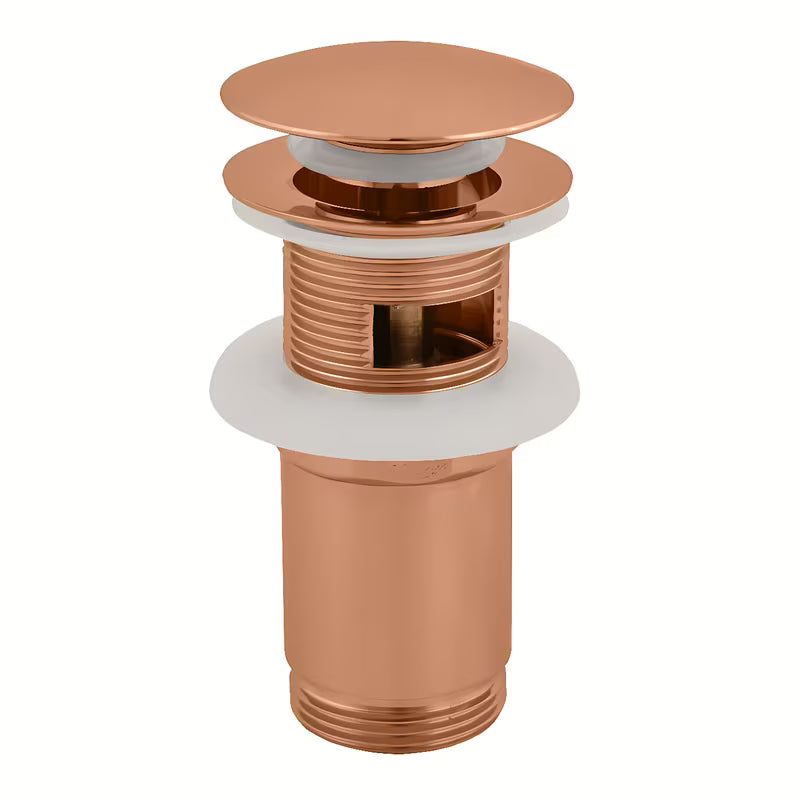 Odpływ do umywalki Rav Slezak w wykończeniu rose gold brushed
