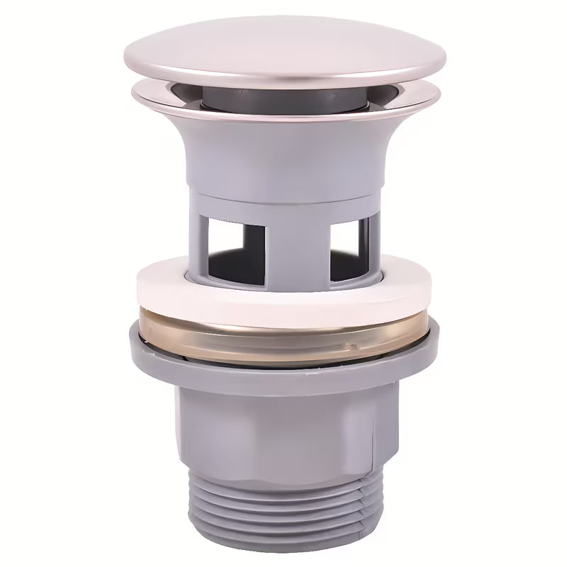 Chromowany korek umywalkowy odpływ Rav Slezak ClickClack z przelewem 5/4"