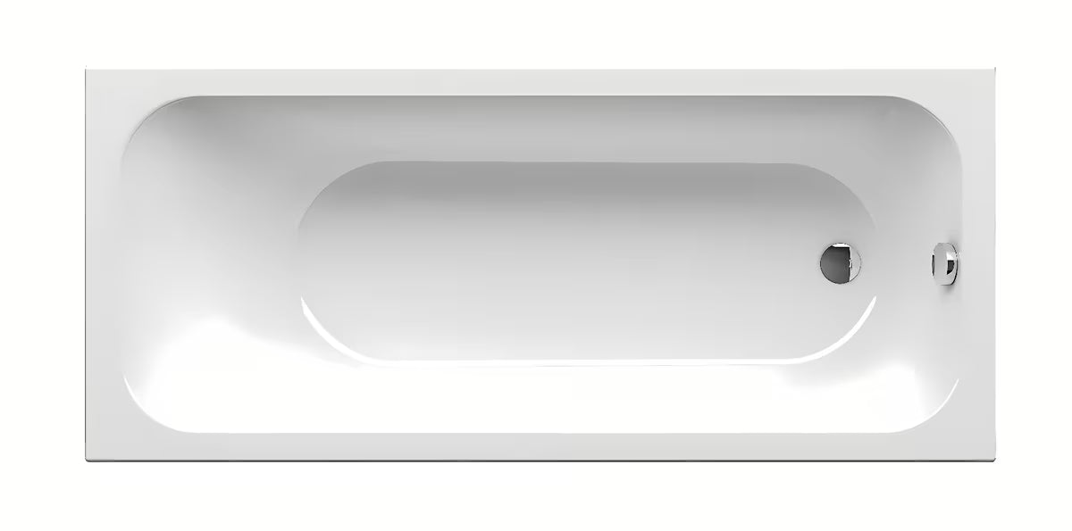 Wanna prostokątna Ravak Chrome 170 x 75 cm z lanego akrylu, odpowiednia do montażu w wersji lewej i prawej.