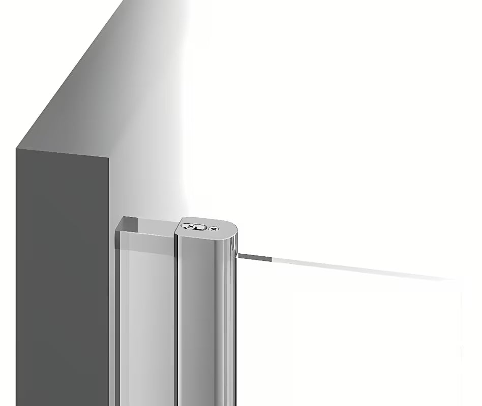Ravak Chrome drzwi prysznicowe 80 cm w błyszczącym chromie, z przezroczystym szkłem bezpiecznym
