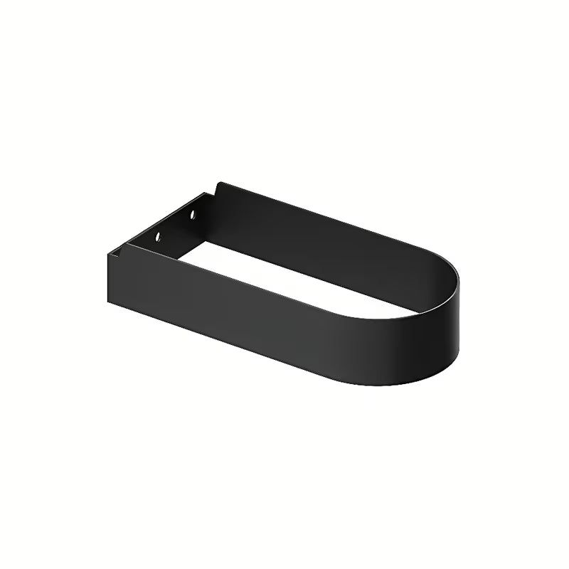 Czarny metalowy wspornik Ravak Yard pro do montażu ściennego umywalki Yard 400