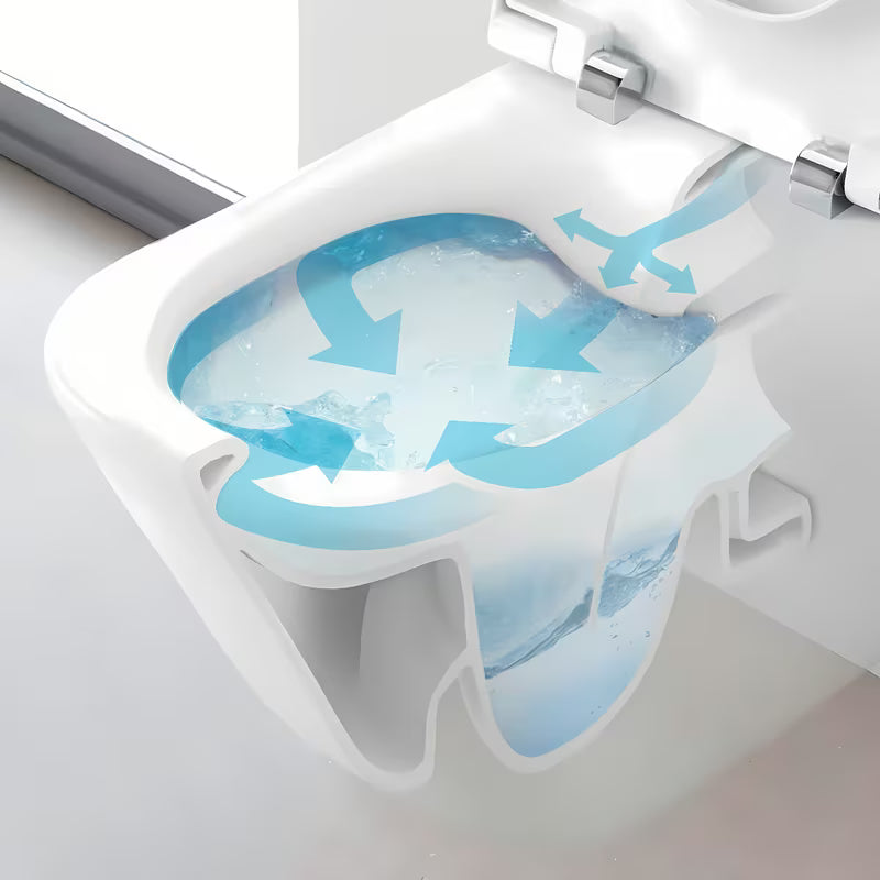 Biały miska WC wisząca Roca Nexo bez układu spłukującego z ukrytym mocowaniem