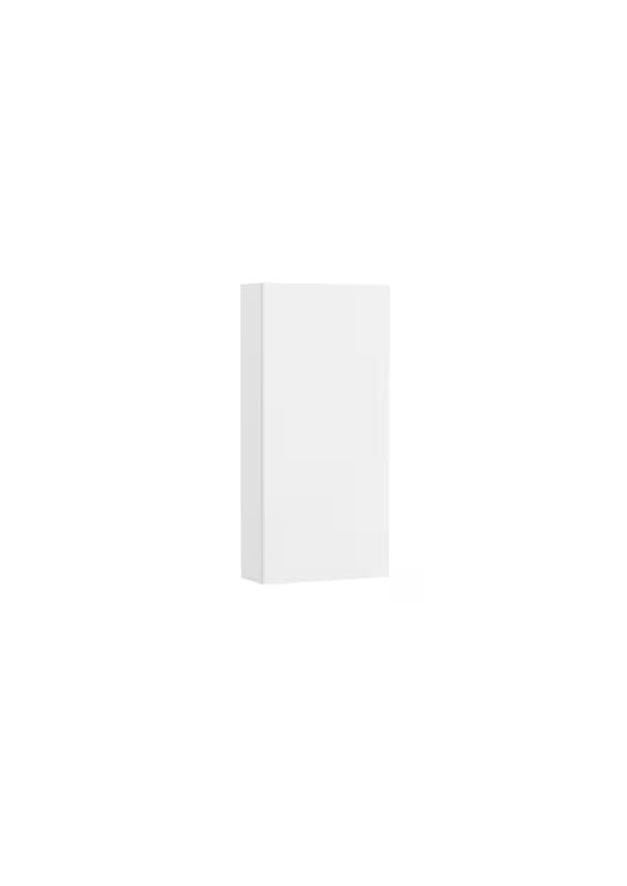 Wisząca niska szafka łazienkowa Roca Ona 35x75x15 cm w matowej bieli z systemem otwierania PushOpen