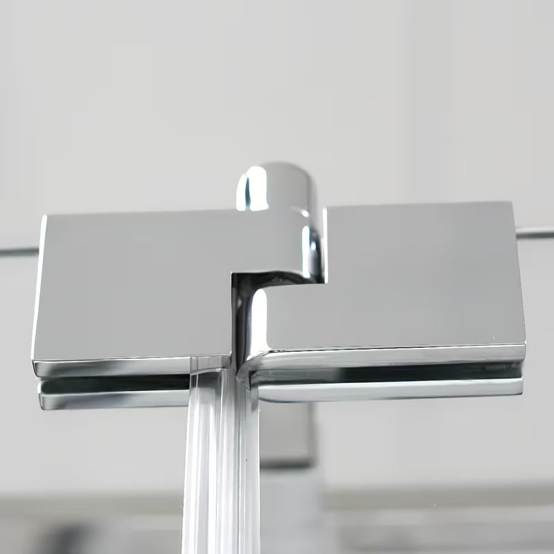 Ścianka boczna do drzwi prysznicowych Roth Elegant Neo Line 80 cm w wykończeniu czarny mat