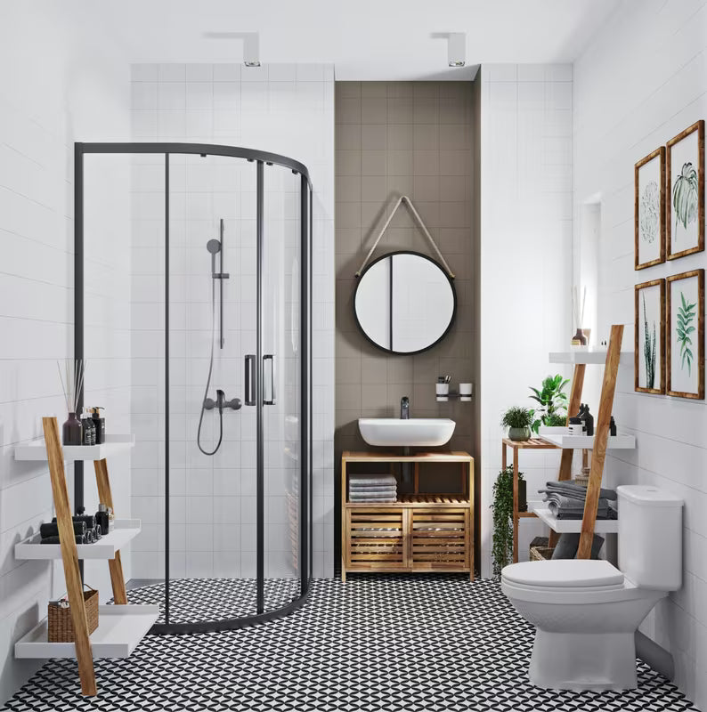 Czarna matowa bateria umywalkowa S-Line Pro w nowoczesnym designie