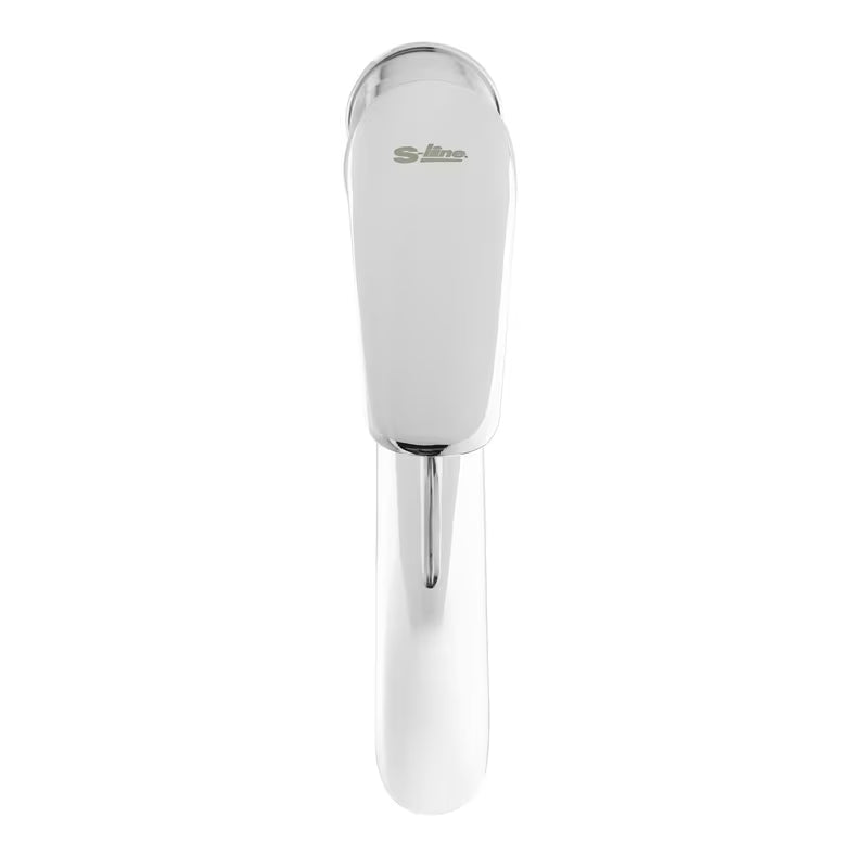 Chromowana bateria zlewozmywakowa S-Line Pro z obrotowym ramieniem z dźwignią.