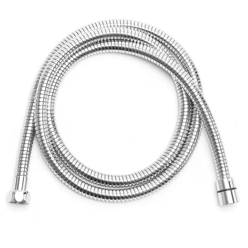 Wąż prysznicowy S-Line 150 cm w kolorze chrom z metalowym podwójnym oplotem i przyłączem G 1/2 x G 1/2.