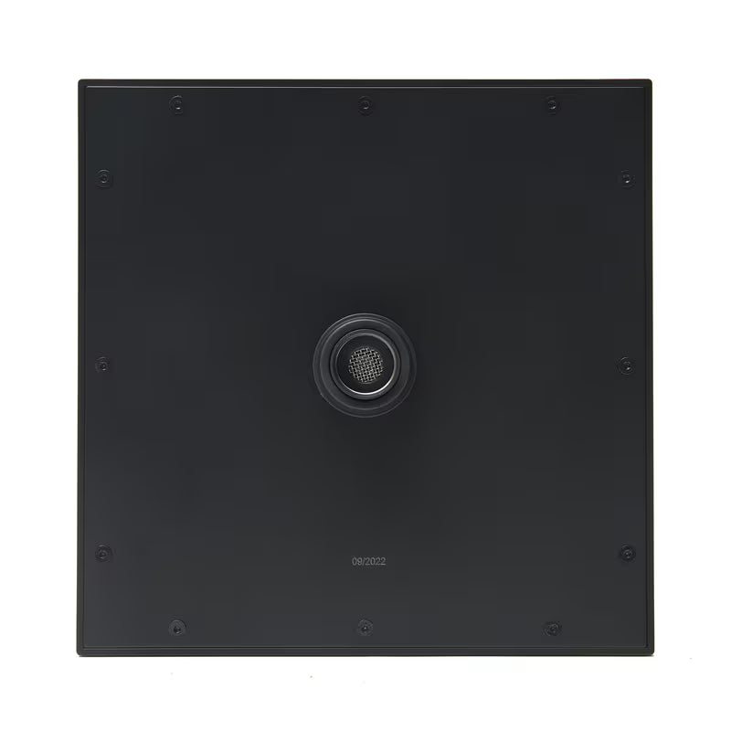 Kwadratowa deszczownica SAT B-Way 20x20 cm w matowej czerni, metalowa
