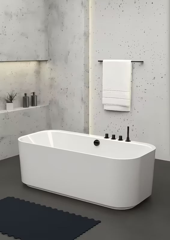 Wolnostojący wanna akrylowa SAT Evolution 170x80 cm w wersji lewej i prawej