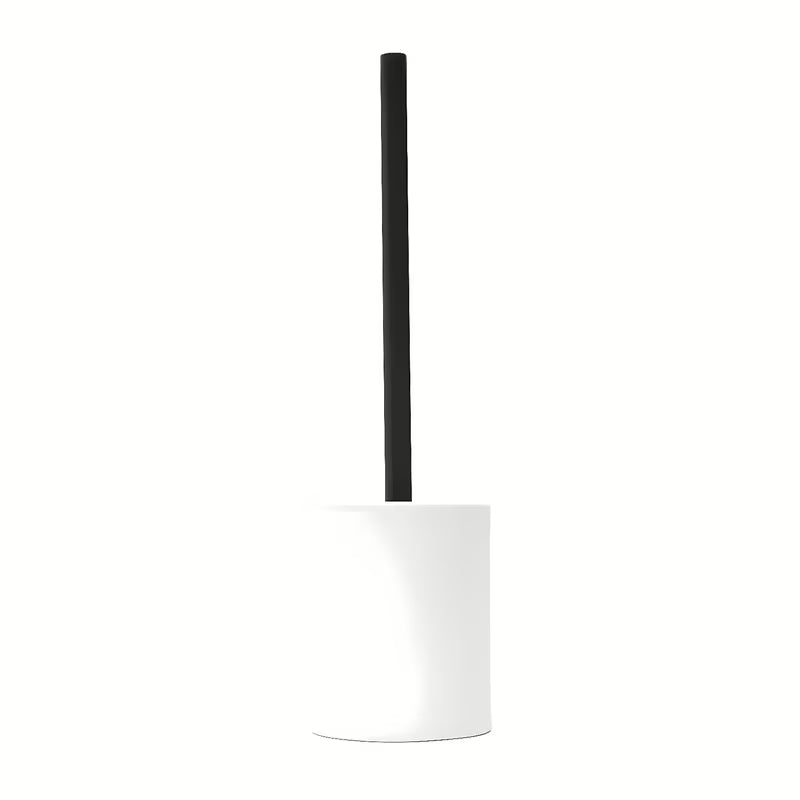 Biała ceramiczna SZCZOTKA do Wc SAT Feel w wersji wolnostojącej